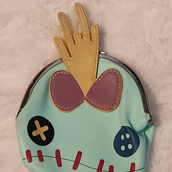 Disney Lilo & Stitch Scrump Big Face Coin Bag/Loungefly Purse - Picture 2 of 7